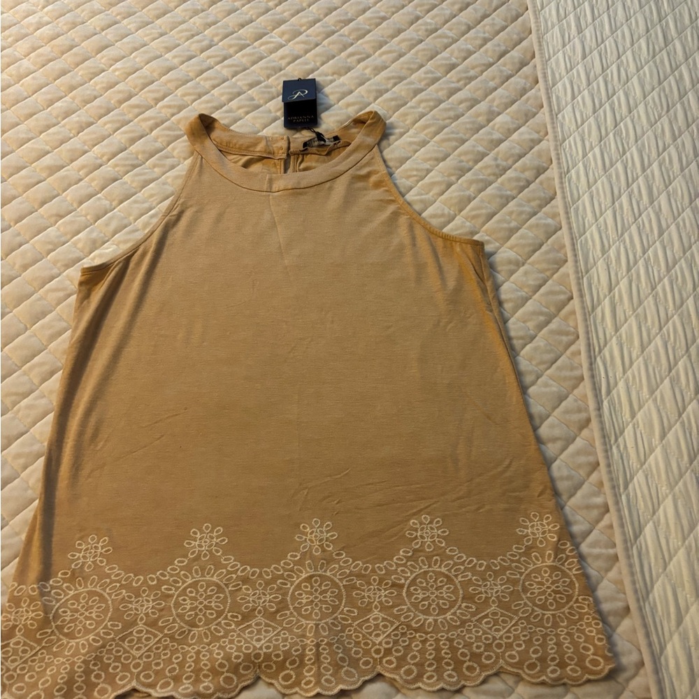 Elegant Butter Sleeveless Top